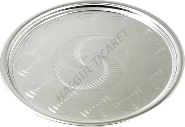 Hsgl Çelik Sini Yer Sofrası  60 cm Paslanmaz çelik sini no 65 - Image 1