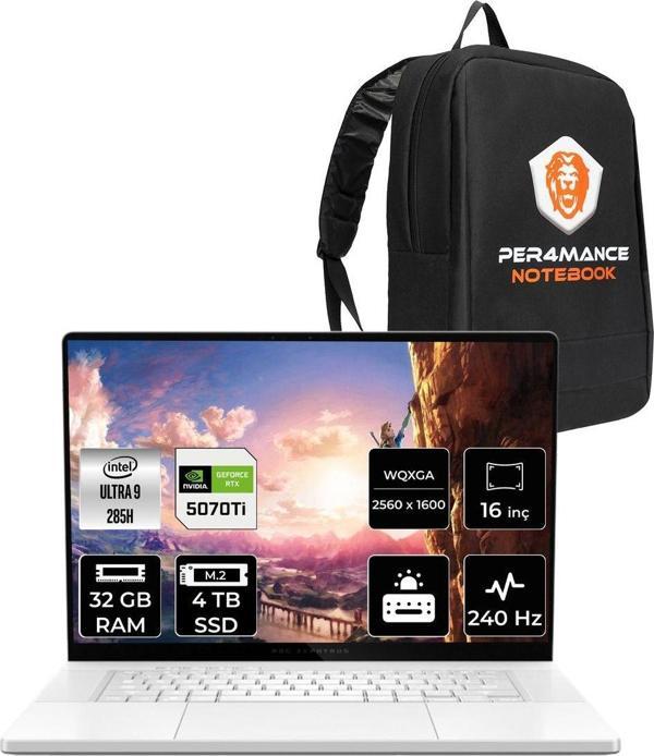 Asus Rog Zephyrus G16 Ultra 9 285H32Gb 4Tb Ssd Rtx5070Ti/12Gb 240Hz 16'' 2.5K Fdos Gaming & Per4 - Image 1