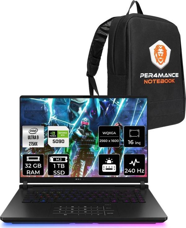 Asus Rog Strix G16 Ultra 9 275Hx 32Gb 1Tb Ssd Rtx5090/24Gb 175W 240Hz 16'' 2.5K Fdos Gaming & Per4 - Image 1