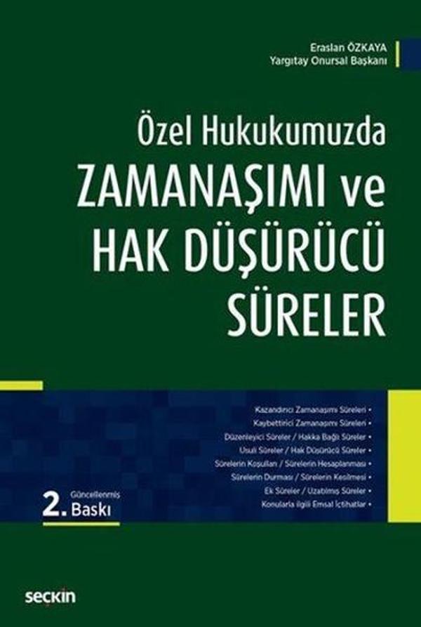 Zamanaşımı ve Hak Düşürücü Süreler - Seçkin Yayıncılık - Image 1