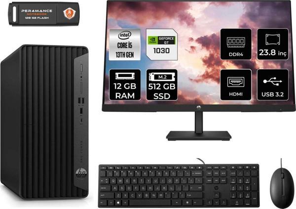 Hp Tower 290 G9 İ5 13500 12Gb Ram 512Gb Ssd Gt1030/4Gb Fdos 8T2W9Es Masaüstü Pc & 23.8'' Monitör - Image 1