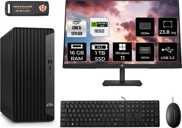 Hp Tower 290 G9 İ5 13500 16Gb Ram 1Tb Ssd Gtx1650/4Gb W11Pro 8T2W9Es Masaüstü Pc & 23.8'' Monitör - Image 1