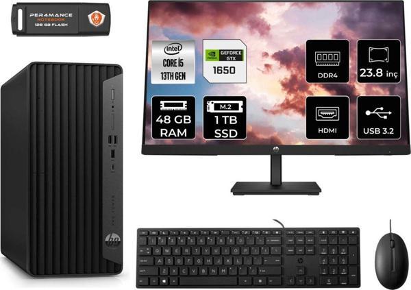 Hp Tower 290 G9 İ5 13500 48Gb Ram 1Tb Ssd Gtx1650/4Gb Fdos 8T2W9Es Masaüstü Pc & 23.8'' Monitör - Image 1