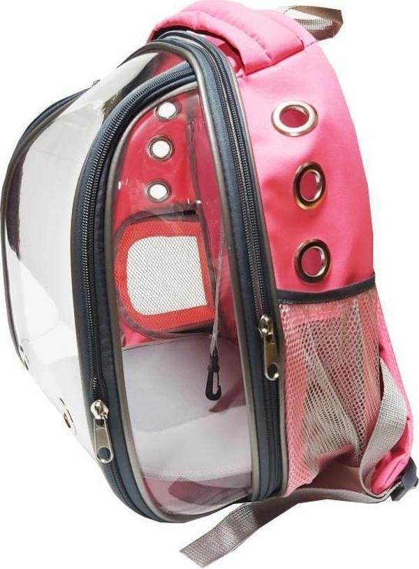 Bacco Milano Eco Astronot  Kedi Köpek Taşıma Çantası Pembe - Image 1