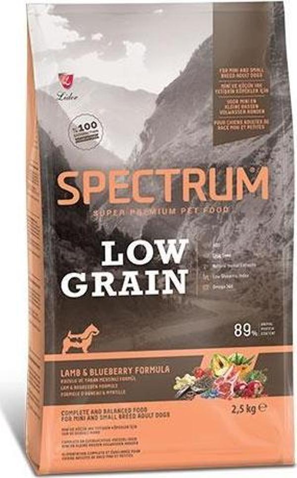 Spectrum Kuzu Etli ve Yaban Mersinli Küçük Irk Düşük Tahıllı Yetişkin Köpek Maması 2,5 Kg - Image 1