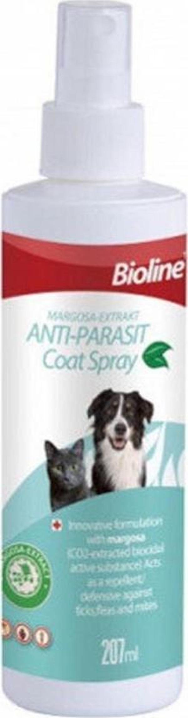 Bioline Pire Uzaklaştırıcı Bitkisel Kedi ve Köpek Deri Spreyi 207 ml - Image 1