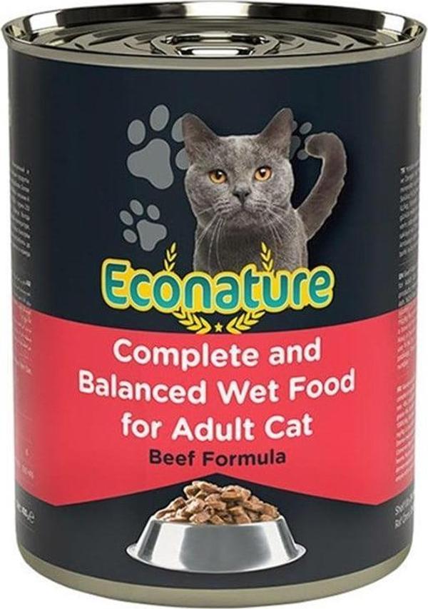 Econature Beef Sığır Etli Kedi Konservesi 400 Gr - Image 1