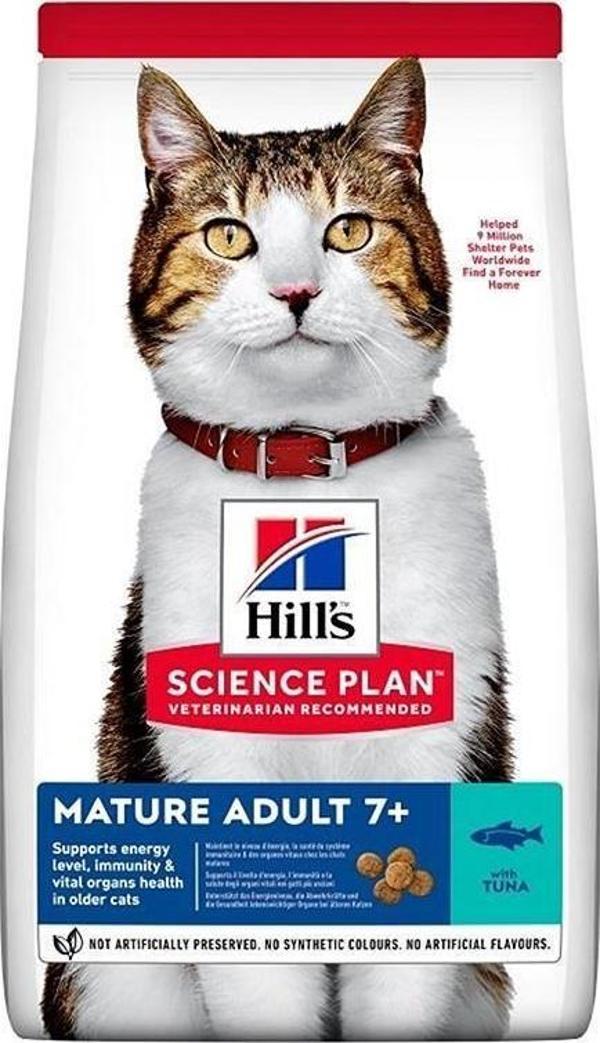 Hill's Tuna Balıklı 7+ Yaşlı Kedi Maması 1,5 Kg - Image 1