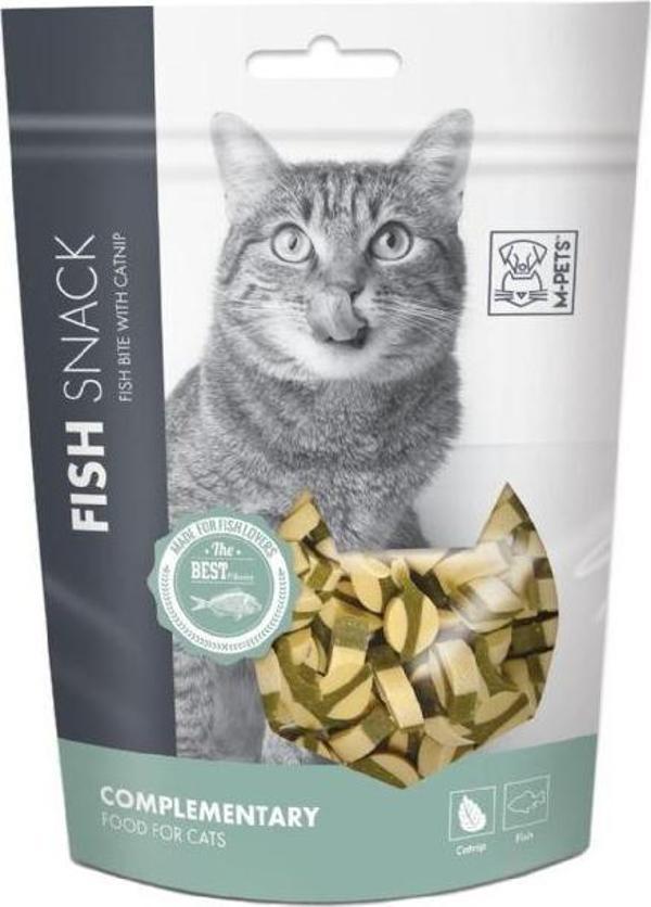 M-Pets Fish Bite With Catnip Balıklı Kedi Ödülü 80gr - Image 1