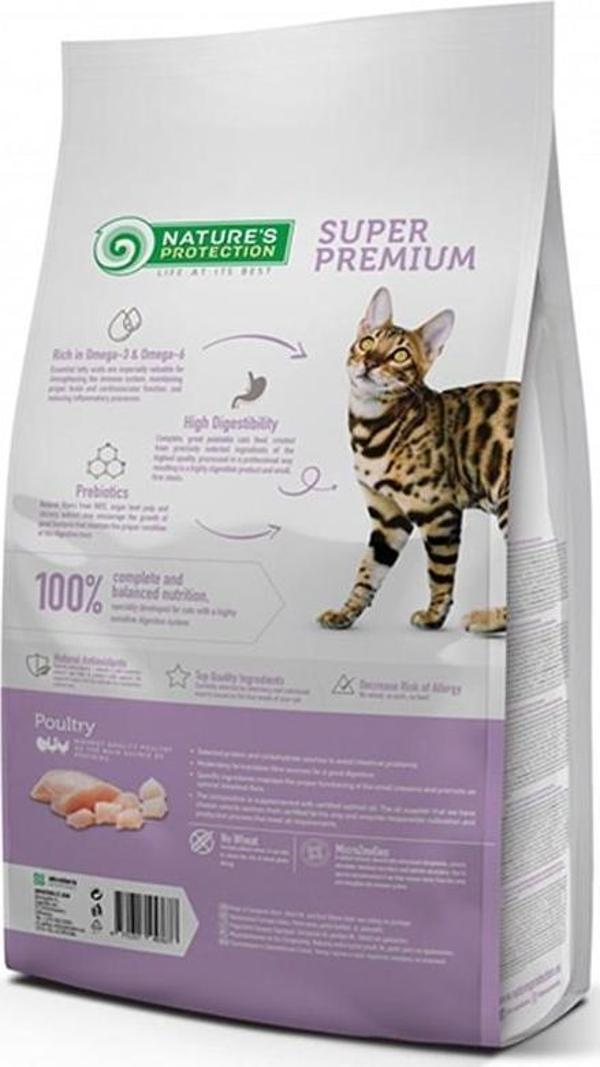 Nature's Protection Kümes Hayvanlı Hassas Yetişkin Kedi Maması 2 Kg - Image 1