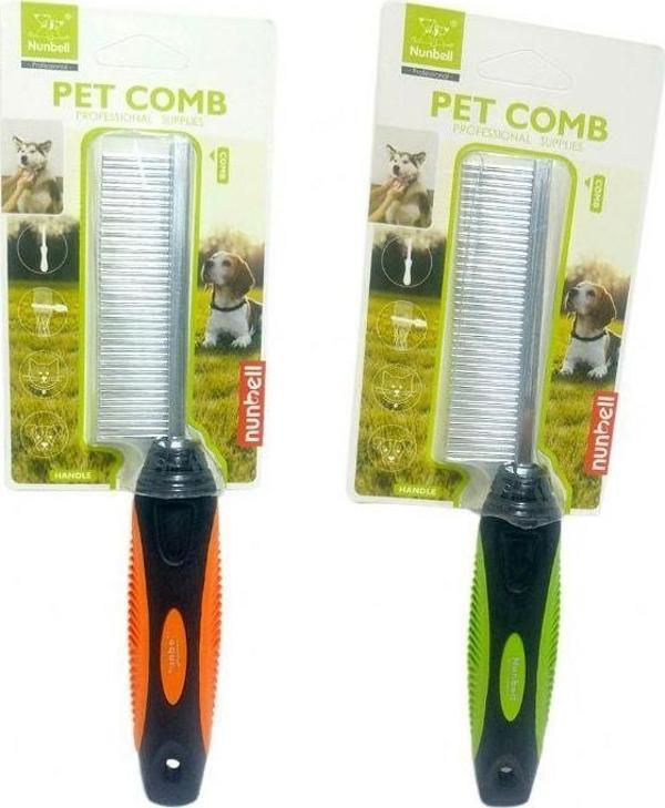 Nunbell Kedi Köpek Tek Taraflı Tarak  22 x 3 cm - Image 1
