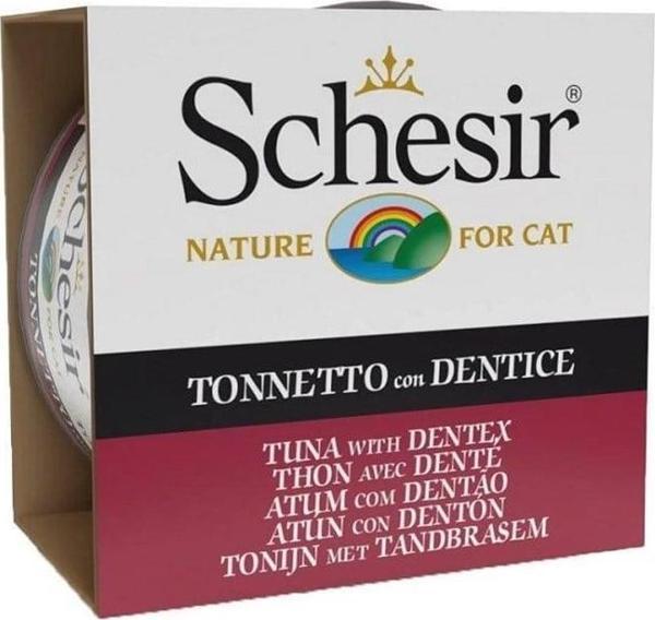 Schesir Ton ve Sinarit Balıklı Jöleli Kedi Konservesi 85 Gr - Image 1