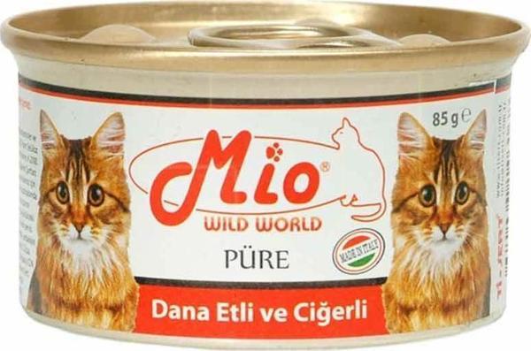 Mio Dana Etli Ve Ciğerli Püre Konserve Kedi Maması 85 gr - Image 1