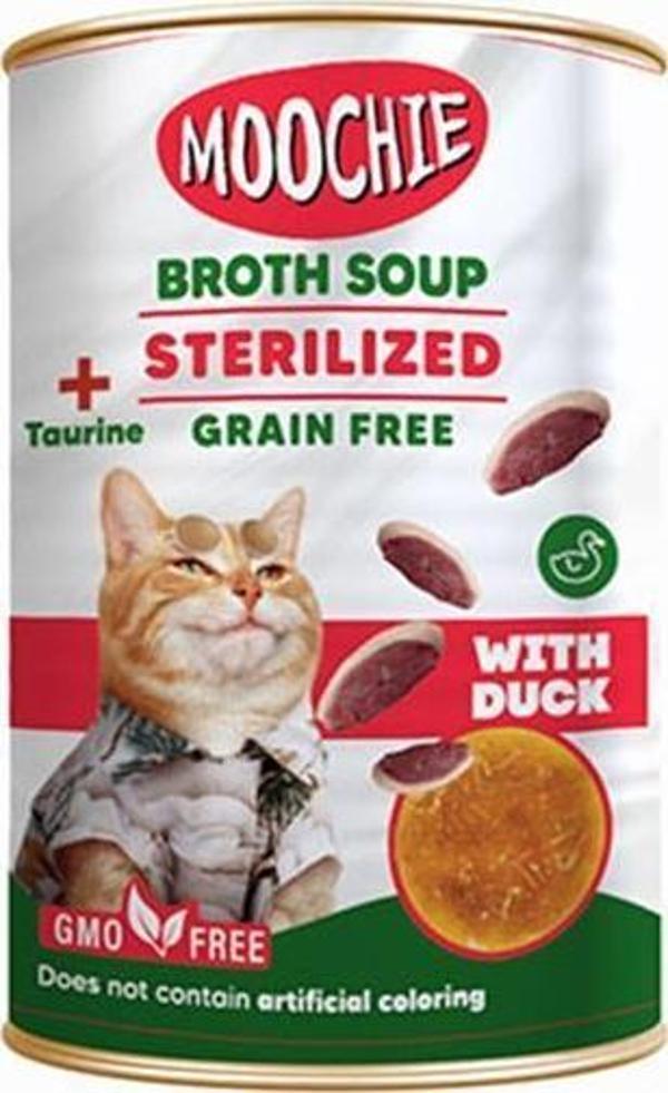 Moochie Et Suyu Ördekli Kısırlaştırılmış Kedi Çorba 135 Ml - Image 1