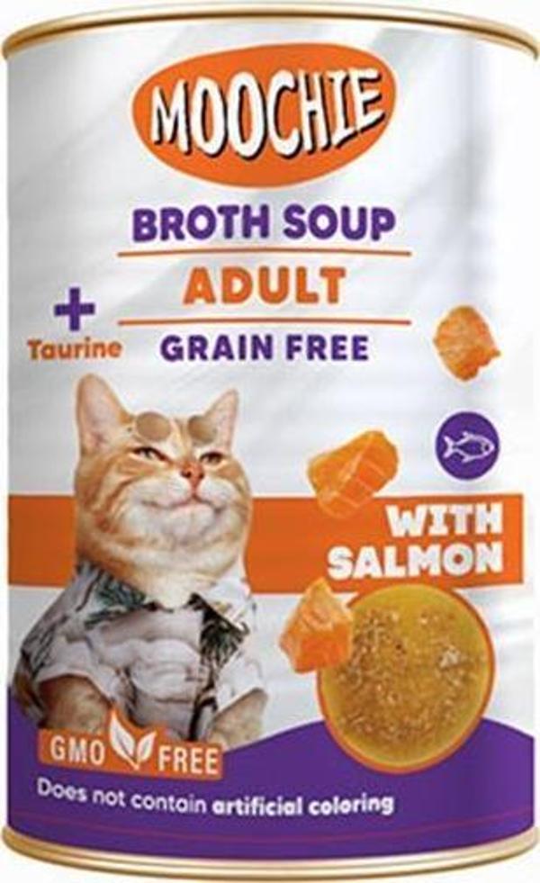 Moochie Et Suyu Somon Balıklı Kedi Çorbası 135 Ml - Image 1