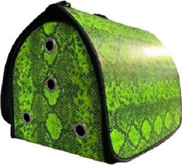 Orijin Kedi Köpek Deri Flybag Taşıma Çantası Kobra 42X26X25 cm - Image 1