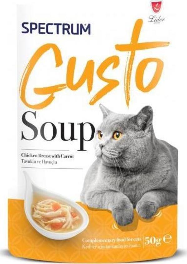Spectrum Gusto Tavuklu Havuçlu Kedi Çorbası 50 Gr - Image 1