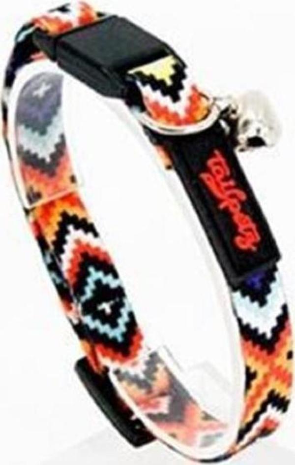 Tailpetz Cat Color Easy & Safety Lock Ethnic Ayarlanır Kedi Boyun Tasması - Image 1