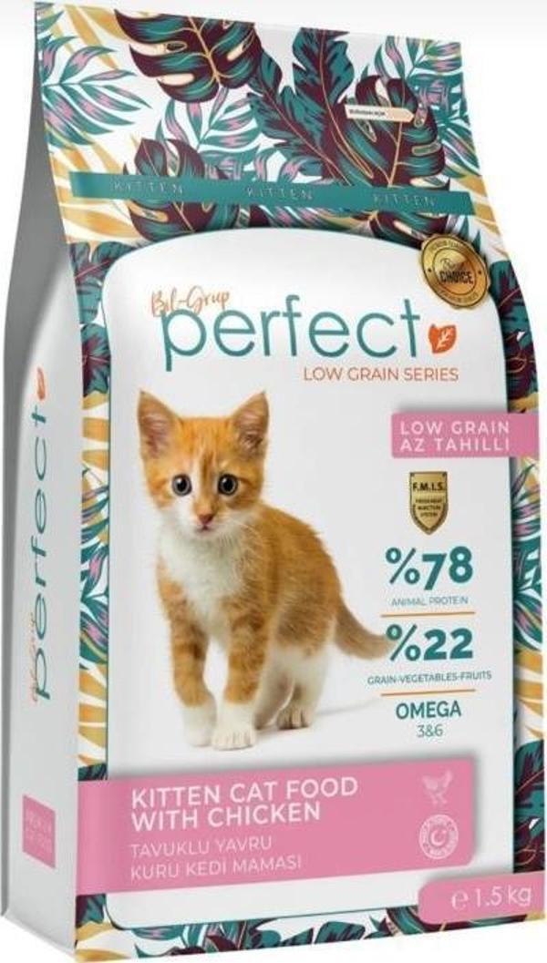 Perfect Tavuklu Yavru Kedi Maması 1,5 Kg - Image 1