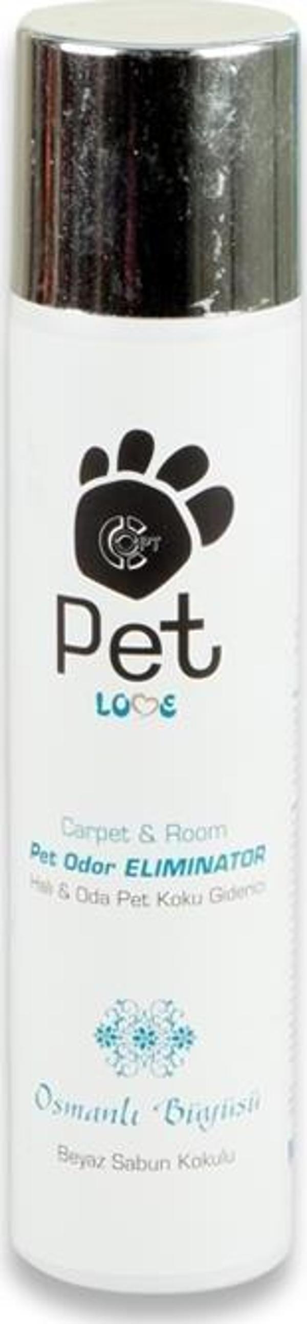 Pet Love Halı Oda Koku Giderici Beyaz Sabun Kokulu 300 ml - Image 1