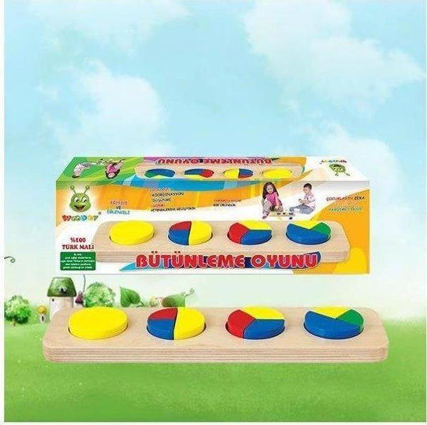 007KR WOODOY BEŞLİ GEOMETRİK ŞEKİLLER - Image 1