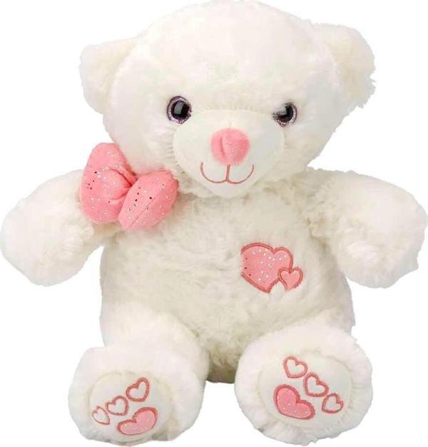 3186 Papyonlu Peluş Ayı 30 cm -Sunman - Image 1