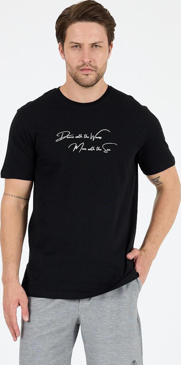 Erkek %100 Pamuk Bisiklet Yaka Kısa Kollu Baskılı T-Shirt  Rahat ve Şık Günlük Erkek Tişört 0011 - Image 1