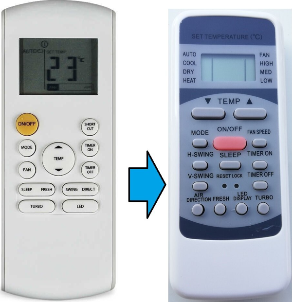 MİDEA Klima Kumandası RG57B BGE - Image 1