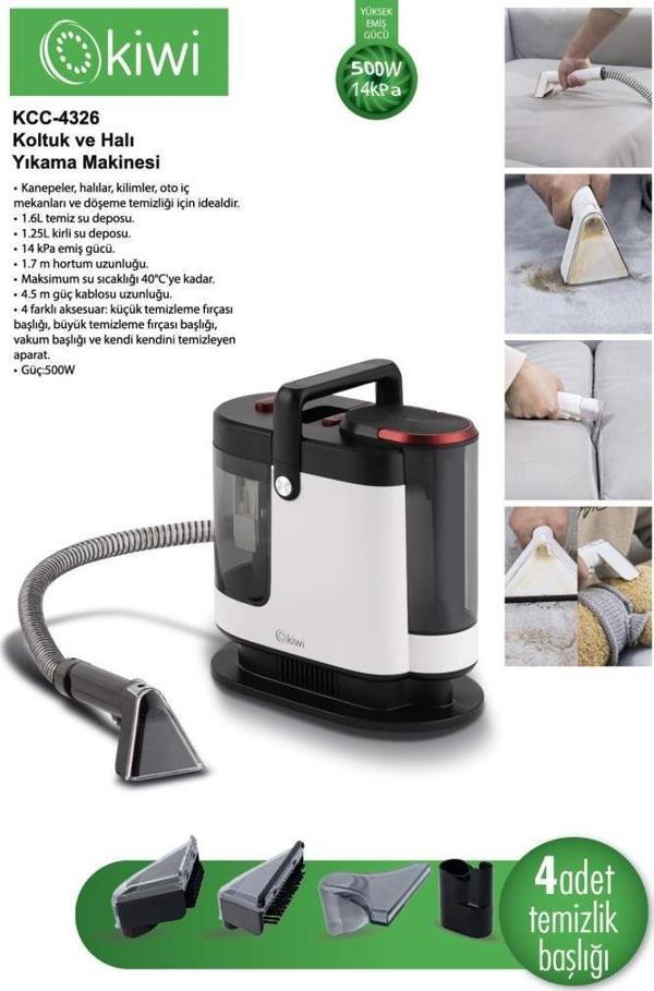 Kcc-4326 Koltuk ve Halı Yıkama Leke Çıkartma Makinesi - Image 1