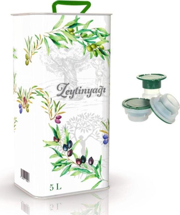 Handmade Muğla Yöresinden Gerçek Soğuk Sıkım 5 Lt Zeytinyağ - Image 1