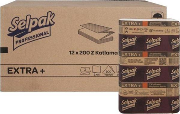 Selpak Professional Extra Z Katlama Dispenser Havlu 2400 Adet - Image 1