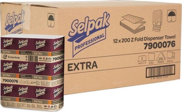 Selpak Professional Ext.Z Katlama Havlu Peçete 12*200 Lü 10 Koli - Image 1