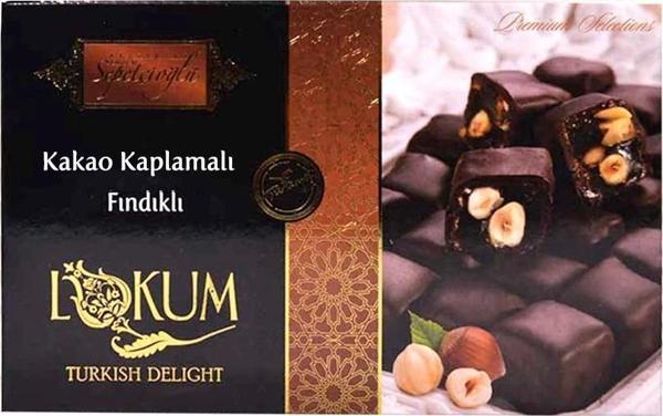 Kakao Kaplamalı Fındıklı Çifte Kavrulmuş Lokum 300G - Image 1