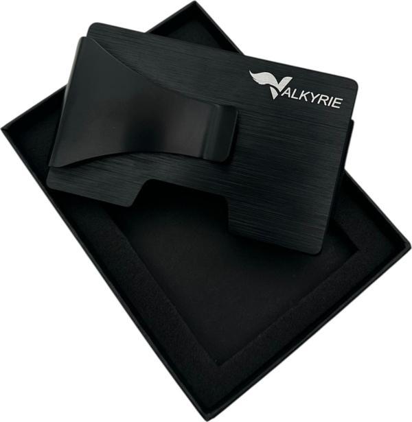 Valkyrie Akıllı Mekanizmalı Metal Minimalist Kartlık RFID Korumalı Şık Dayanıklı 15-25 Kart Kapasiteli Cüzdan Kartlık Si - Image 1