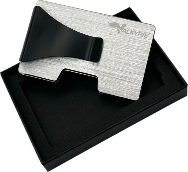Valkyrie Akıllı Mekanizmalı Metal Minimalist Kartlık RFID Korumalı Şık Dayanıklı 15-25 Kart Kapasiteli Cüzdan Kartlık Gr - Image 1