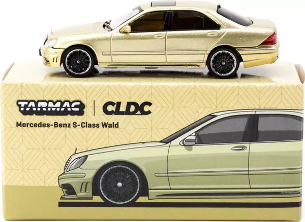 Tarmac Works 1:64 Mercedes-Benz S-Class Wald Gold CLDC Special Edition Diecast Model Araba - Image 1