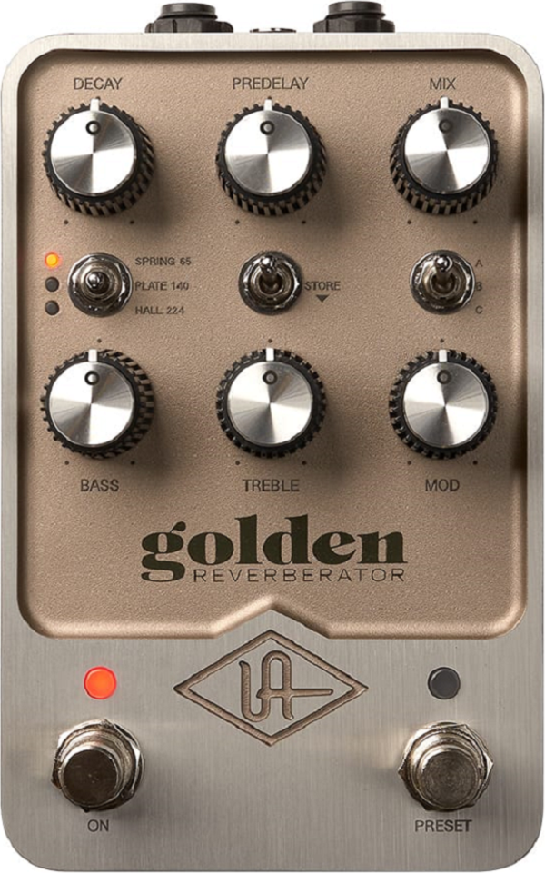 UAFX Golden Reverberator Pedal | Vintage Reverb Stompbox - Image 1