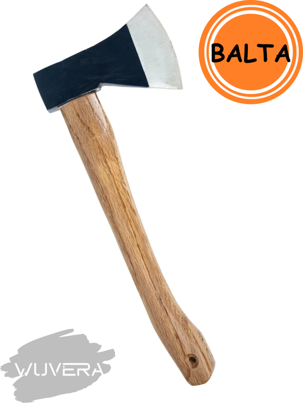Wuvera Ahşap Saplı Balta – Güçlü, Dengeli ve Ergonomik Kesim Aracı - Image 1