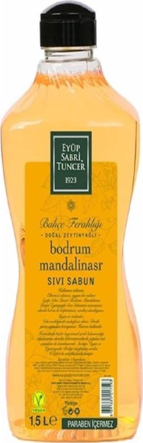 Eyüp Sabri Tuncer SIVI SABUN 1,5LT BODRUM MANDALİNASI - Image 1