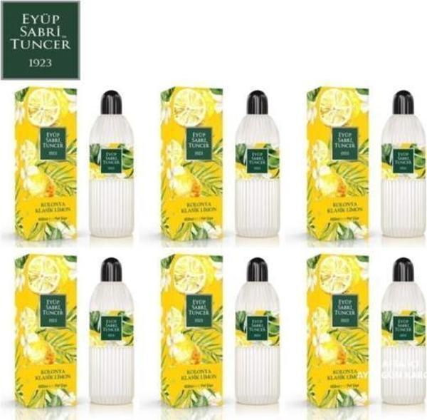 Eyüp Sabri Tuncer Tuncer Kolonya Klasik Limon 400 ml 6 Ad. - Image 1