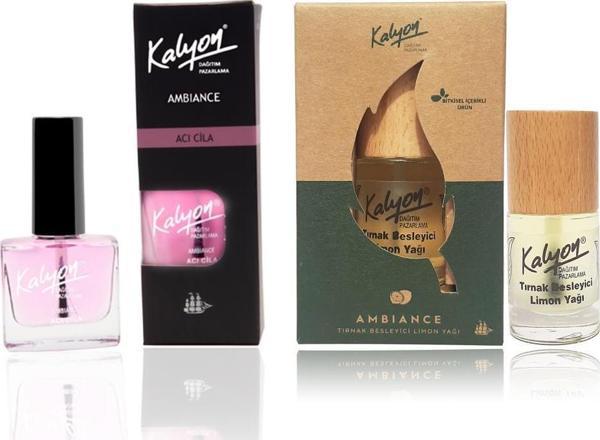 Kalyon Acı Cila + Bitkisel Tırnak Besleyici Limon Yağı 11 ml - Image 1