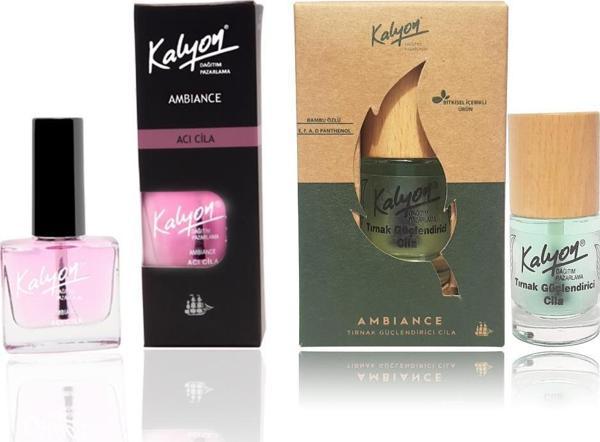 Kalyon Acı Cila + Bitkisel Tırnak Güçlendirici Cila 11 ml - Image 1