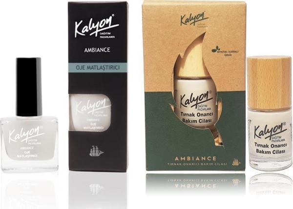Kalyon Oje Matlaştırıcı + Bitkisel Tırnak Onarıcı Bakım Cilası 11 ml - Image 1