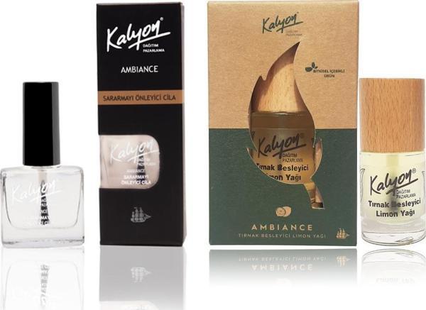 Kalyon Sararmayı Önleyici + Bitkisel Tırnak Besleyici Limon Yağı 11 ml - Image 1