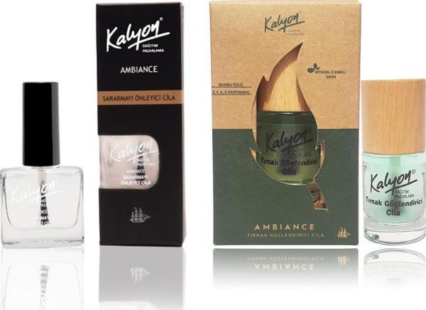 Kalyon Sararmayı Önleyici + Bitkisel Tırnak Güçlendirici Cila 11 ml - Image 1