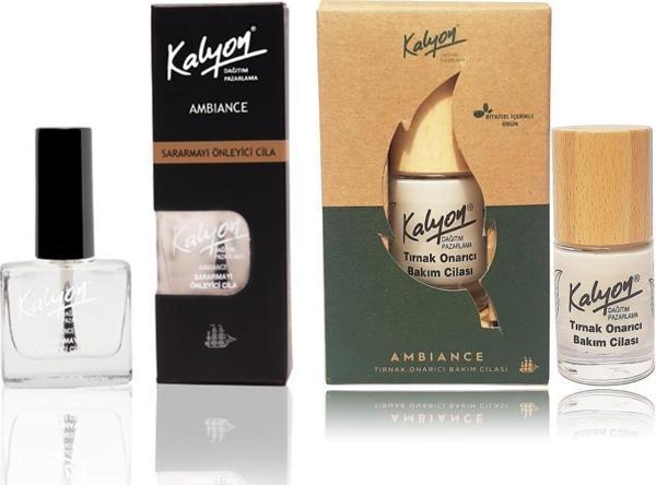 Kalyon Sararmayı Önleyici + Bitkisel Tırnak Onarıcı Bakım Cilası 11 ml - Image 1