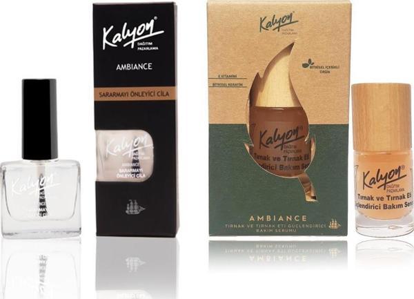 Kalyon Sararmayı Önleyici + Bitkisel Tırnak ve Tırnak Eti Güçlendirici Bakım Serumu 11 ml - Image 1