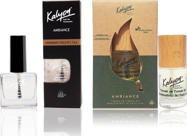 Kalyon Sararmayı Önleyici + Bitkisel Tırnak ve Tırnak Eti Nemlendirici İki Fazlı Yağ 11 ml - Image 1