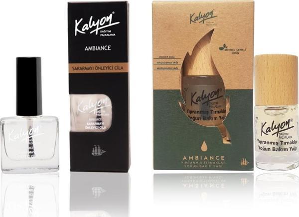 Kalyon Sararmayı Önleyici + Bitkisel Yıpranmış Tırnaklar Yoğun Bakım Yağı 11 ml - Image 1