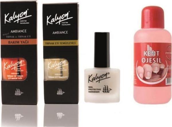 Kalyon Tırnak Bakım Yağ Tırnak Eti Temizleyici Tırnak Sertleştirici Kent Aseton 200 ML - Image 1